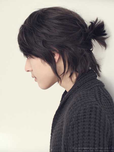 Asian men long hairstyle