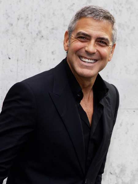 George Clooney haircut