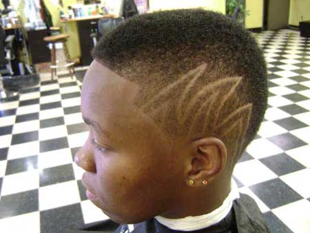 Mohawk haircut for black men