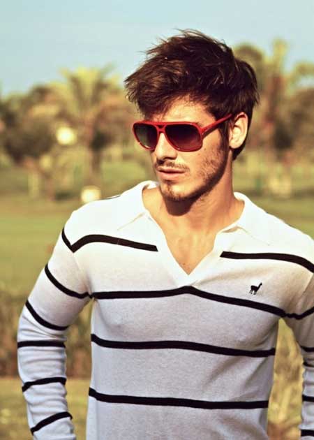 Cool mens messy hairstyle