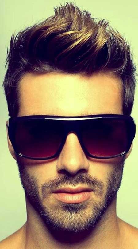 Cool Brushed up Hairstyle
