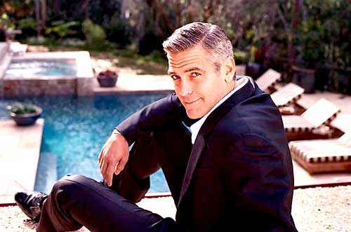 George Clooney Business Hairstyles for Men