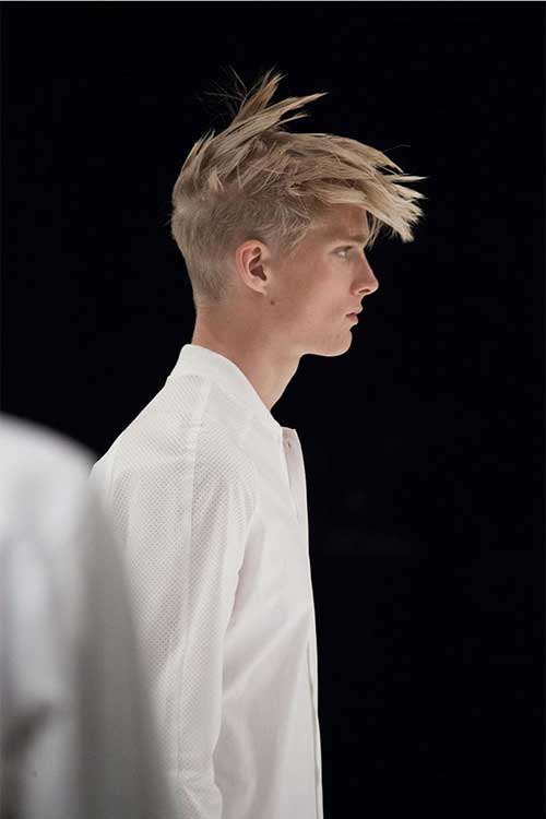 Fade Blonde Haircuts for Men