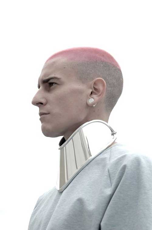 Futuristic Hairstyle and Color Men