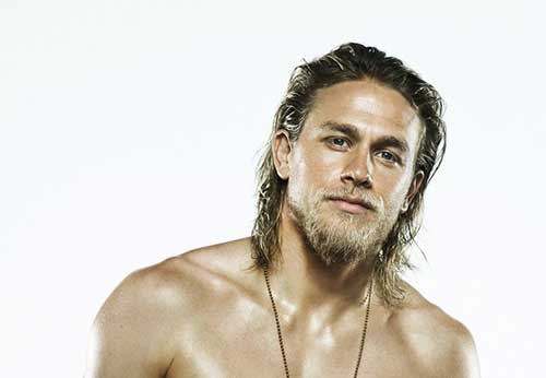 Charlie Hunnam Male Celebs with Long Hair