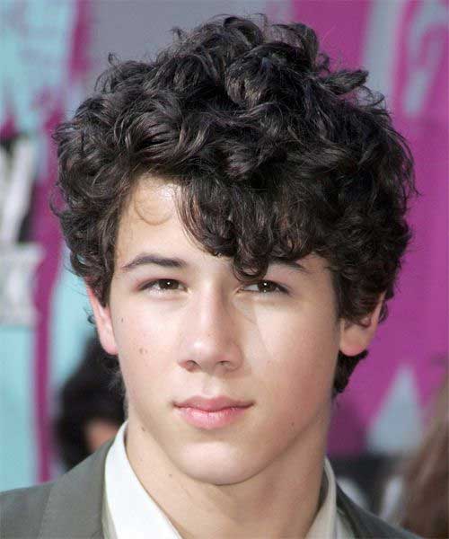Nick Jonas Curly Hairstyle
