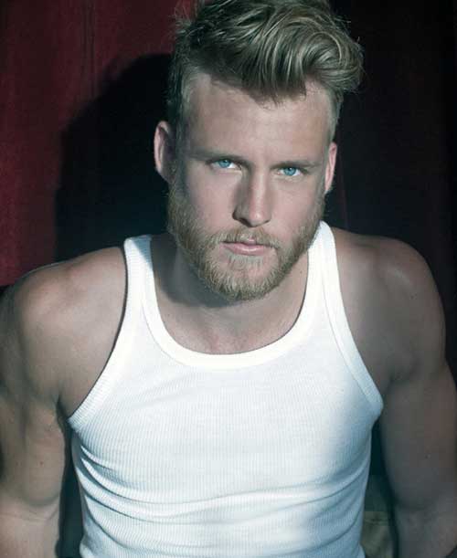 Nordic style Beard with Blonde Hair