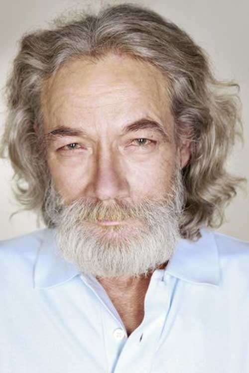 Old Man with Long Grey Hair