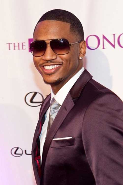 Trey Songz Short Hairstyle for Black Men Hair Cuts