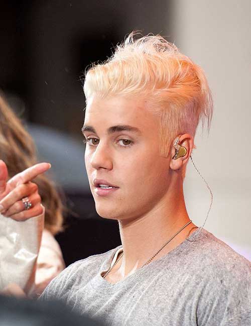 Justin Bieber Blond Hair Color