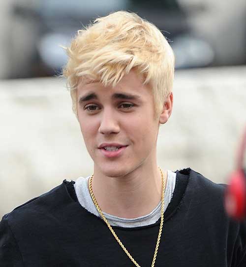 Justin Bieber With Blonde Hair