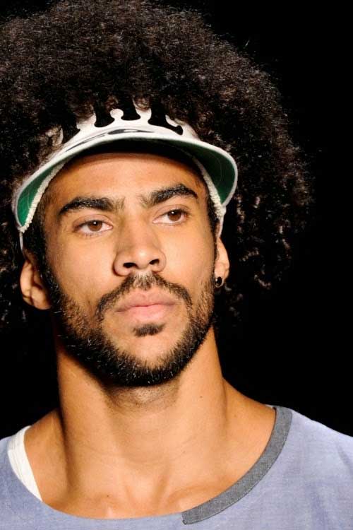 Cool Look Casual Afro Hair for Men
