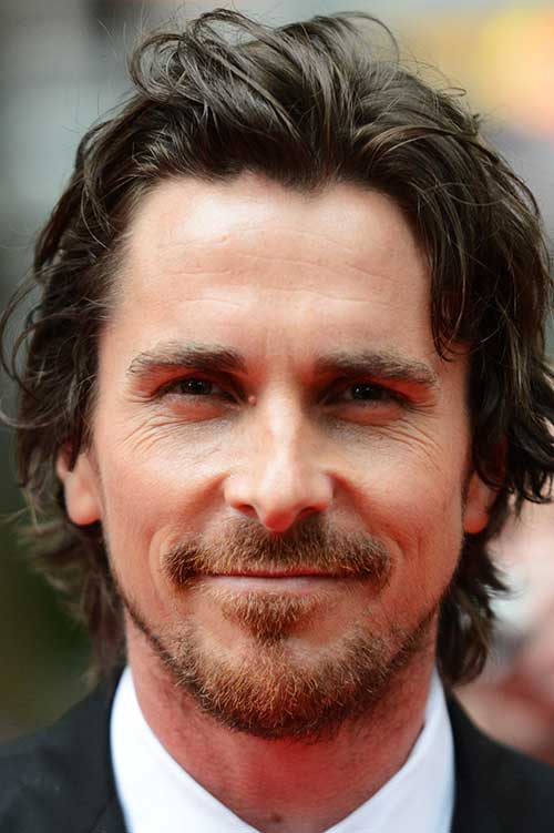 Christian Bale Long Celeb Hair