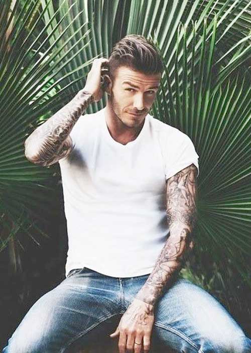 David Beckham Simple Hairstyles for Boys