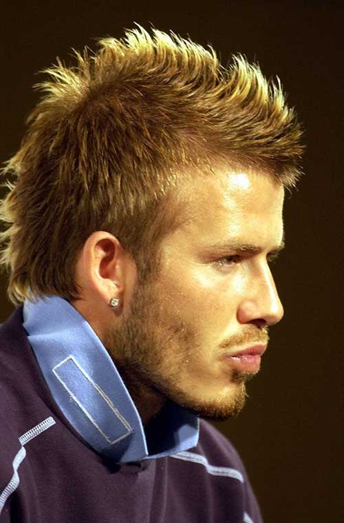 David Beckham Spiky Men Hairstyles