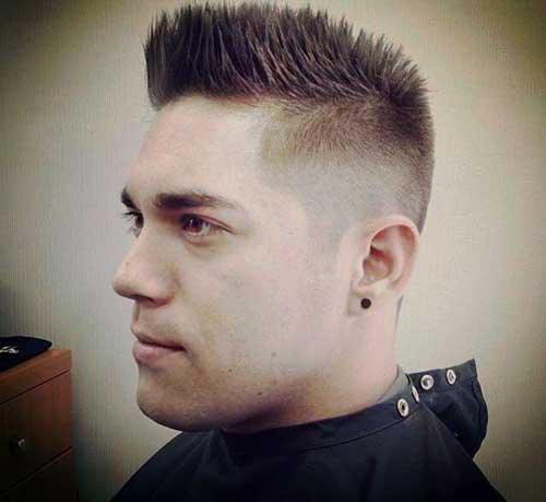 Fade Spiky Hairstyle for Men