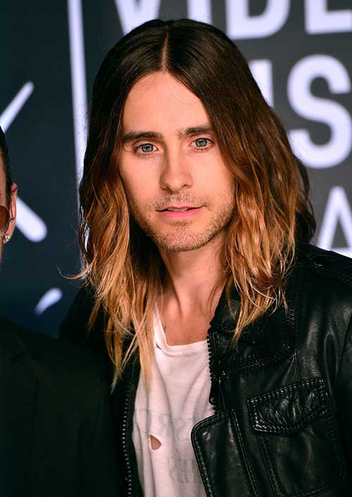 Jared Leto Male Celebrities with Long Hair
