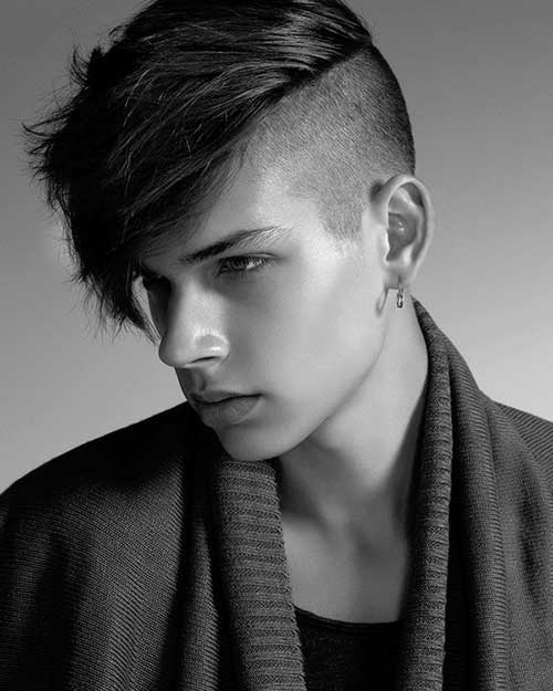 Messy Shaved Haircuts for Guys