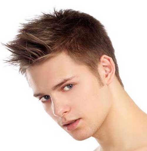 Spiked Faded Haircuts for Boys