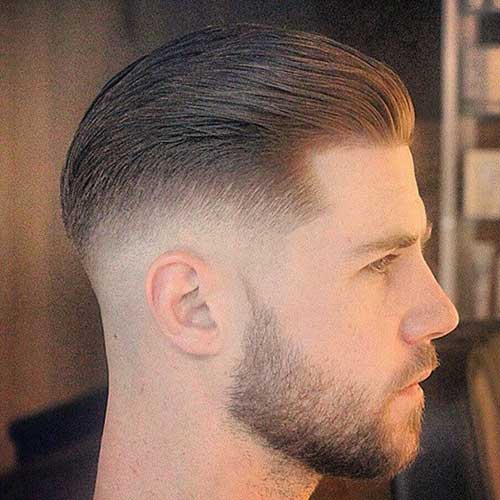 Best Cool Mens Faded Hairstyle Side