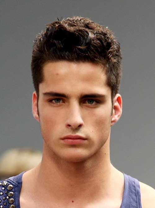 Curly Hairstyles for Men with Oval Faces