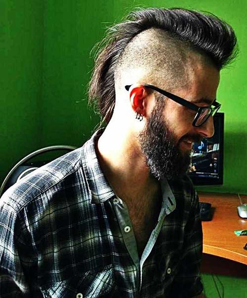 Different Mens Shaved Mohawk Hairstyles