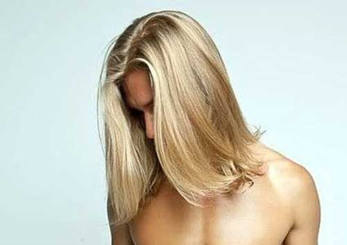 Guy with Long Blonde Hairstyles
