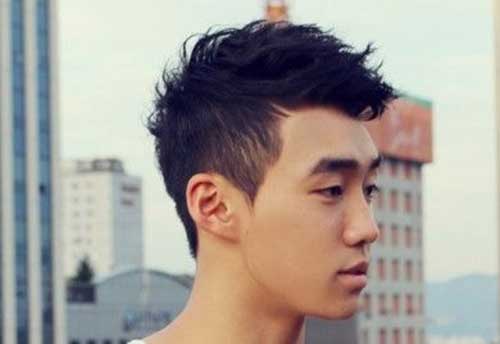 Korean Mens Short Side Hairstyles