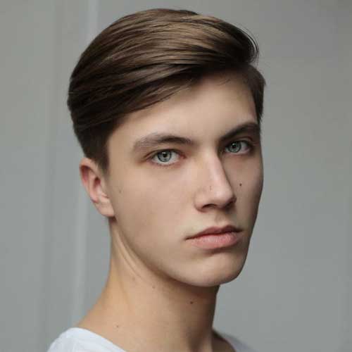 Men Short Casual Straight Hairstyles 2015