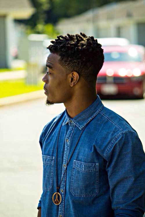 Short Faded Haircuts for Black Men Pictures