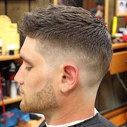 Faded Short Hairstyle for Men