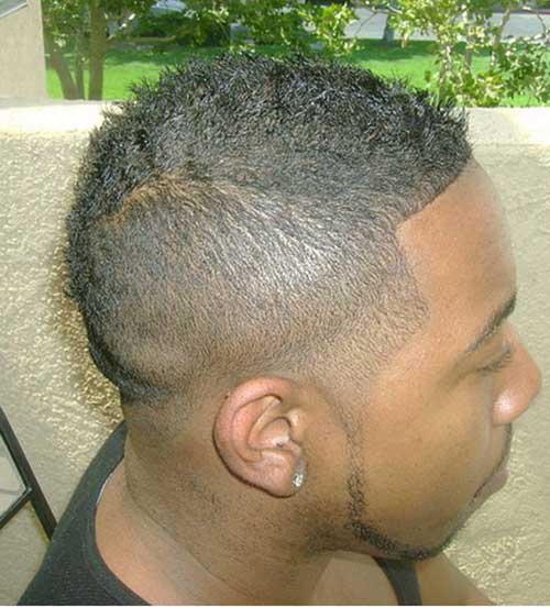 Black Men Short Mohawk Haircuts