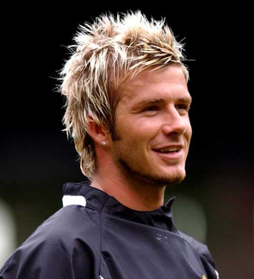 David Beckham Layered Short Hairstyles
