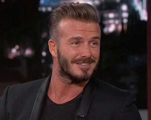 David Beckham Pompadour Hair