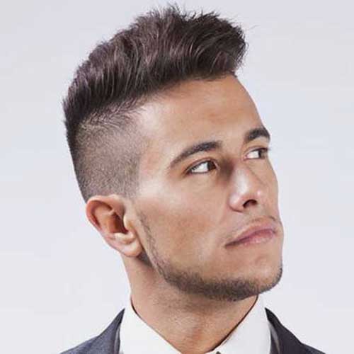 Shaved Mens Hairstyle for Round Face