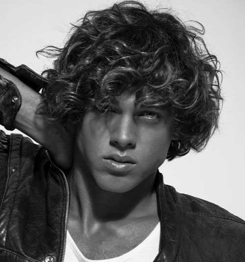 Thick Curly Men Hairstyles