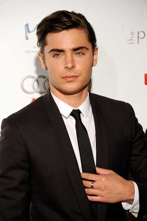 Zac Efron Side Part Hairstyles