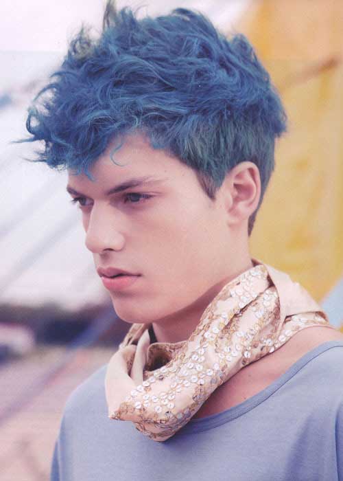 Blue Hair on Guys-11