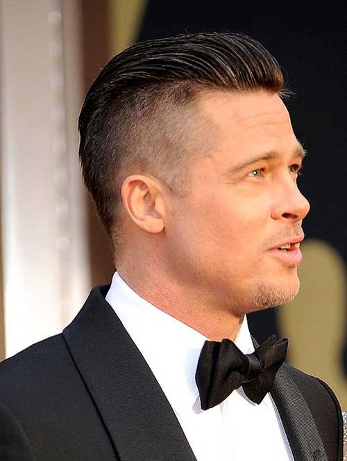 Brad Pitt Fury Hairstyle