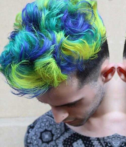 Crazy Colored Hairstyles for Men
