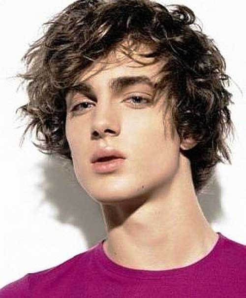 Medium Curly Hairstyles for Men