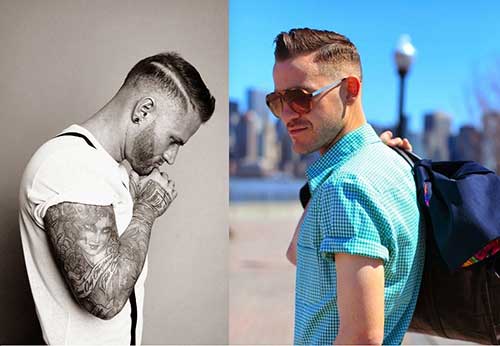Mens Shaved Side Hair Cuts Trends
