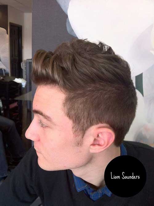 Mens Short Back And Sides Brown Hairstyles