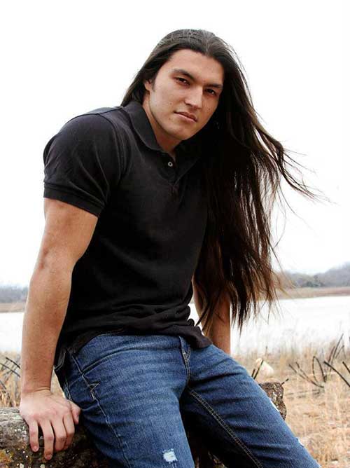 Straight Long Hairstyles for Men