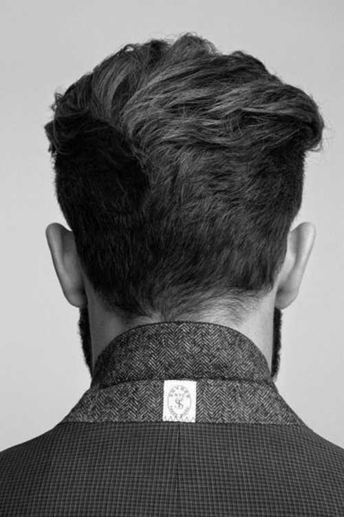 Back View of Short Haircuts for Men