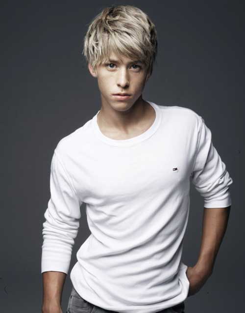 Blonde Casual Hairstyles for Guys