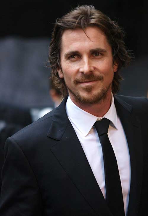 Christian Bale with Long Hair