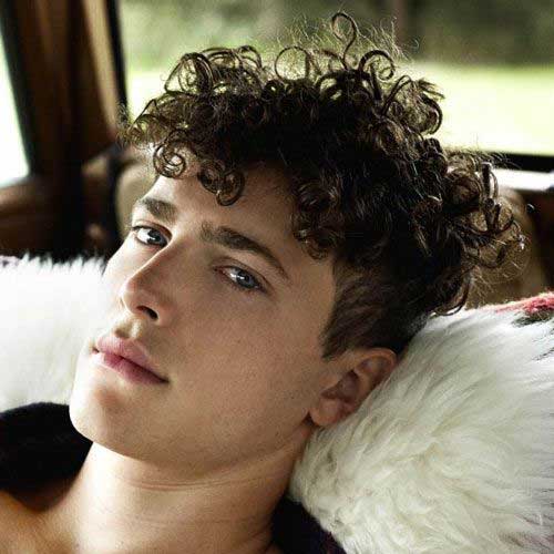 Curly Hair Style for Men 2016