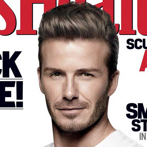 David Beckham Best Hair Style 2014