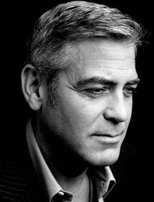 George Clooney Hair Short Cut Styles
